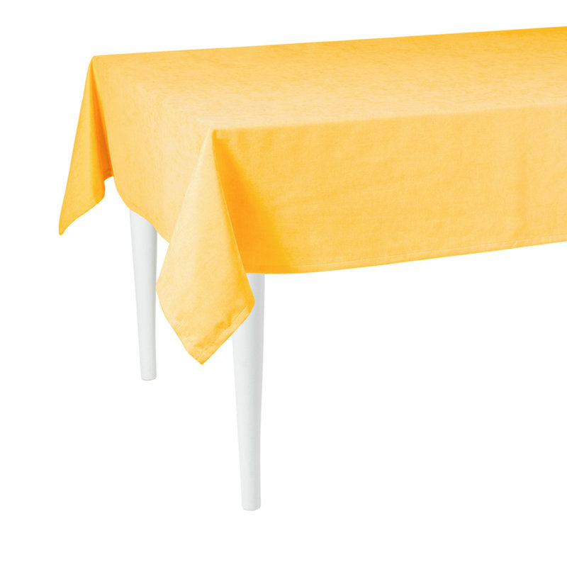 55" X 55" Yellow Polyester Square Tablecloth, 55" L x 55" W, Yellow