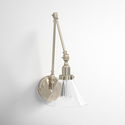 Catalina 1-Light Plug-in Swing Arm Wall Sconce