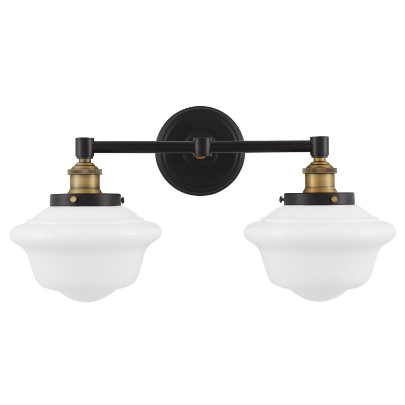 Sille 2 - Light Dimmable Vanity Light, Antique Brass
