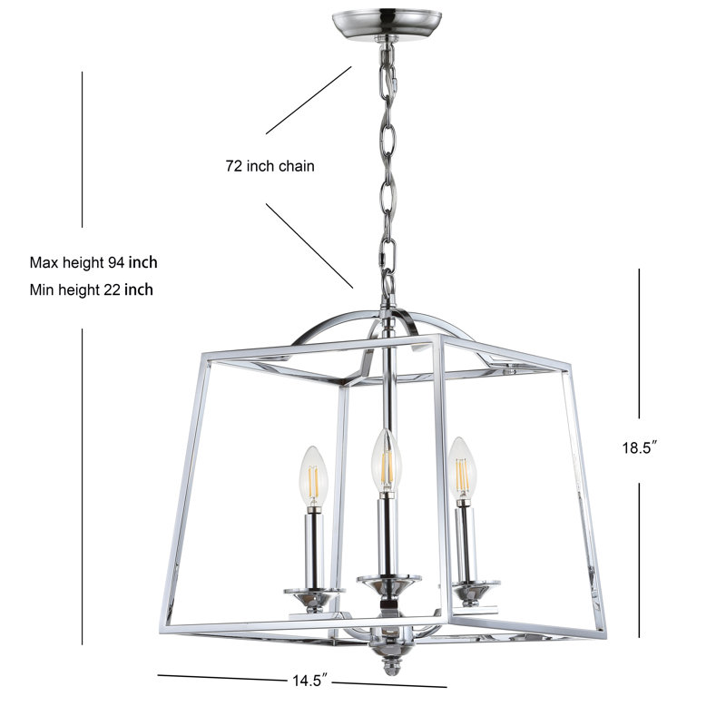 Hartlepool 3 - Light Lantern Chandelier
