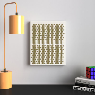 «Alvaro Abstract Neutral CLVI» par ChiChi Decor, impression sur toile tendue