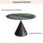 Round Dining Table With Sintered Stone Tabletop-331995955