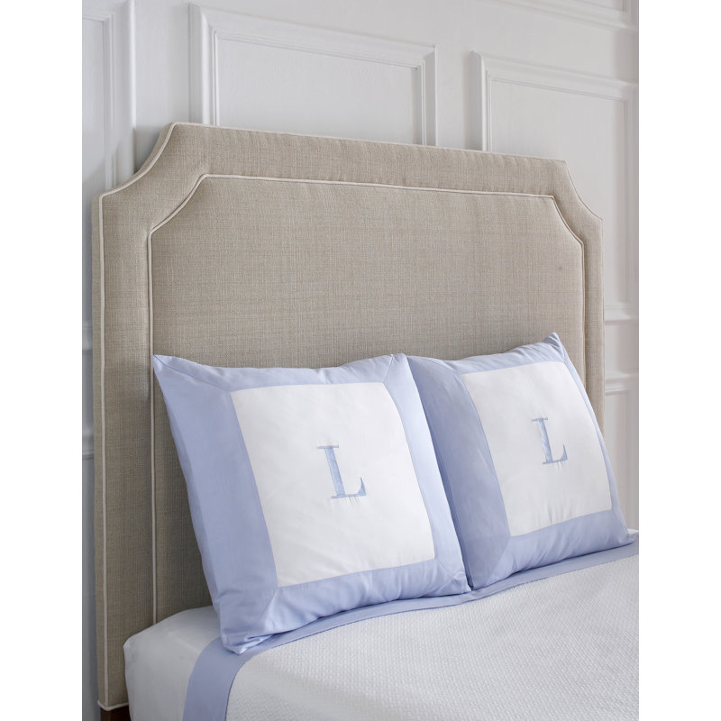 Chandler Upholstered Headboard, Queen, Light Blue Performance Fabric 0851-55