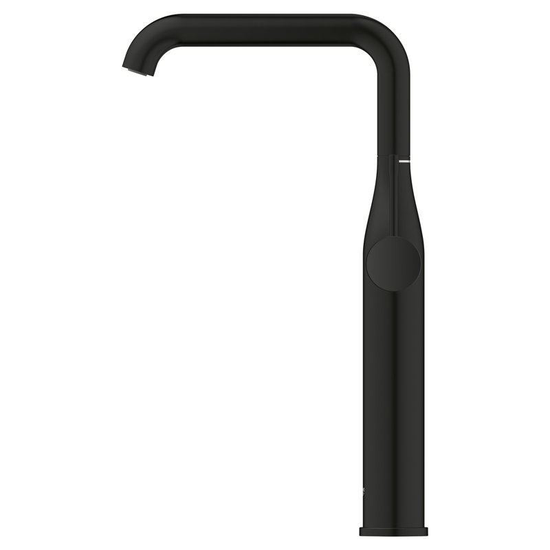 GROHE Essence Single Hole Bathroom Faucet with Single Handle, Size XL,, Matte Black