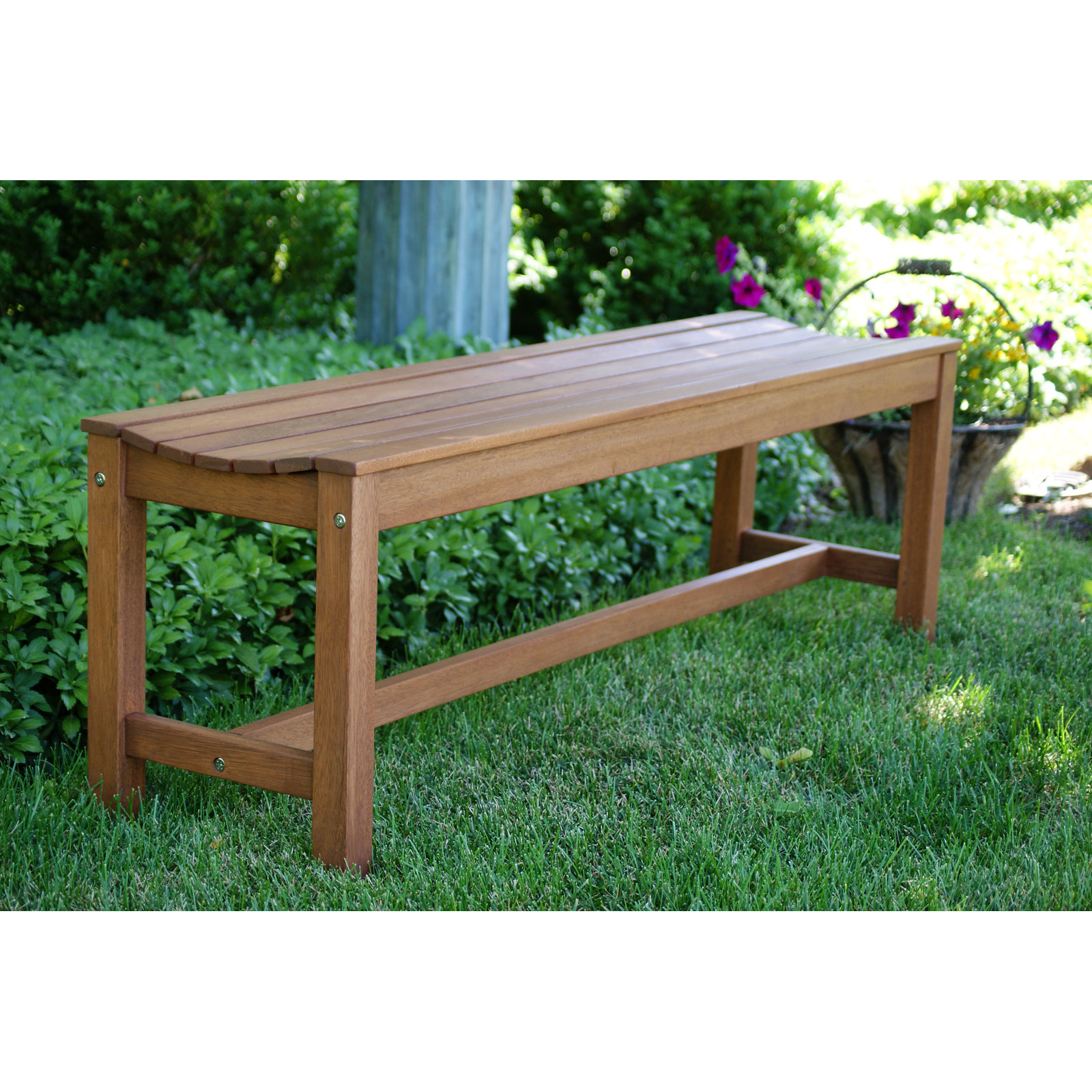 Fleur 64" Eucalyptus Patio Dining Set