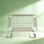 Panier de rangement au-dessus de l'armoire - Grand panier grillagé pour le rangement de la cuisine, de la salle de bain, du garde-manger et sous l'évier - sans outils, fabrication en acier durable (paquet de 2)