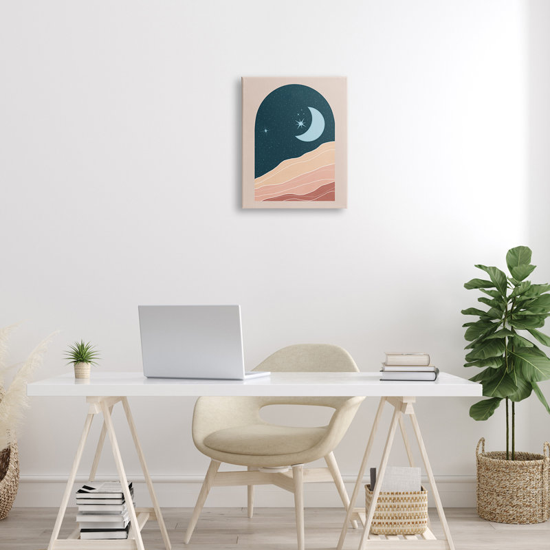 Rocky Night Dunes Constellated, Plaque murale, H 16 po x l 16 po x P 1,5 po