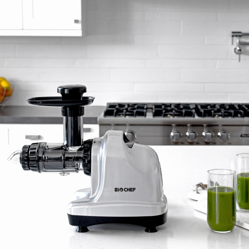 BioChef Axis 150 Watt Electric Slow Masticating & Cold Press Juicer, Silver