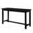 4Pc Counter Height Dining Set Black Finish Counter Height Table W Drawer Built-In USB Ports Power Outlets And 3 Stools Casual Dining Furniture-1565260791-1565260790-1565259786