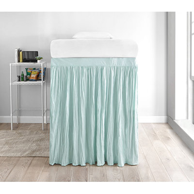 Crinkle Extended Dorm 60" Panel Bed Skirt