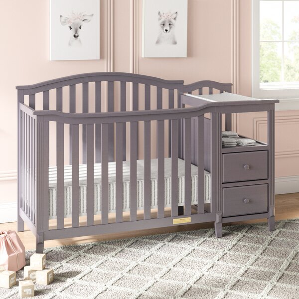 Harriet Bee Brompton 4-in-1 Convertible Crib and Changer & Reviews ...