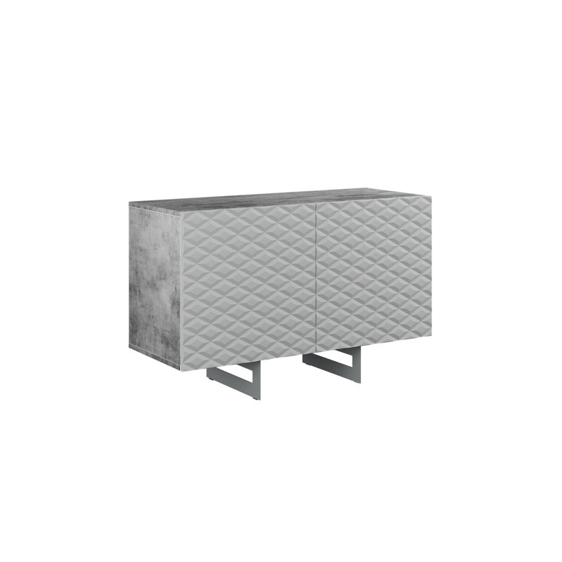 Erhart 110cm Sideboard, Concrete/Grey