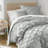 Bailey Gray Diamond Pucker Woven Wrinkle Resistant 3-Piece Twin/Twin XL Comforter Set-110406107-110406110