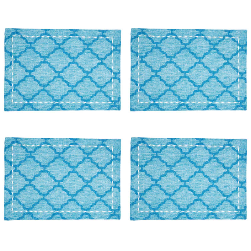 Ensemble de serviettes 4 pièces, Turquoise