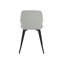 Pair of Aspen Carnaby Kitchen Chairs, Plastic Seat With Black Legs-563232418