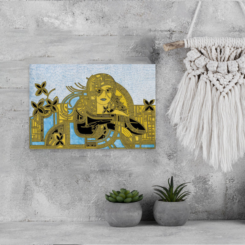 Art contemporain, art mural cheval contemporain, H 8 po x l 12 po