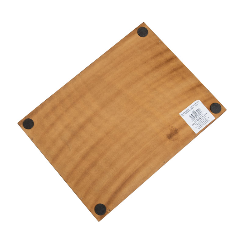 Amalgre Solid Wood Tray, Grey/White