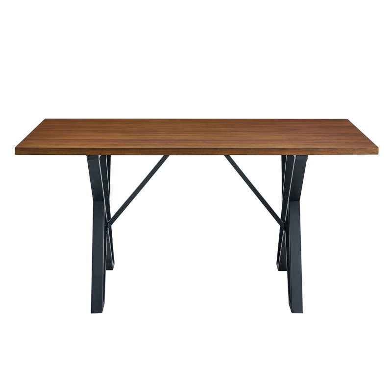 Abreha Faux Wood Rectangular Dining Table