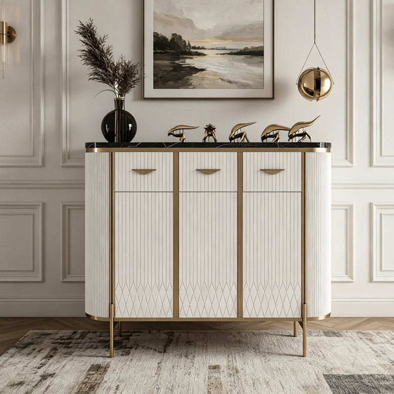 Buffet Modern, H 43,3 po x l 55,12 po x P 13,78 po