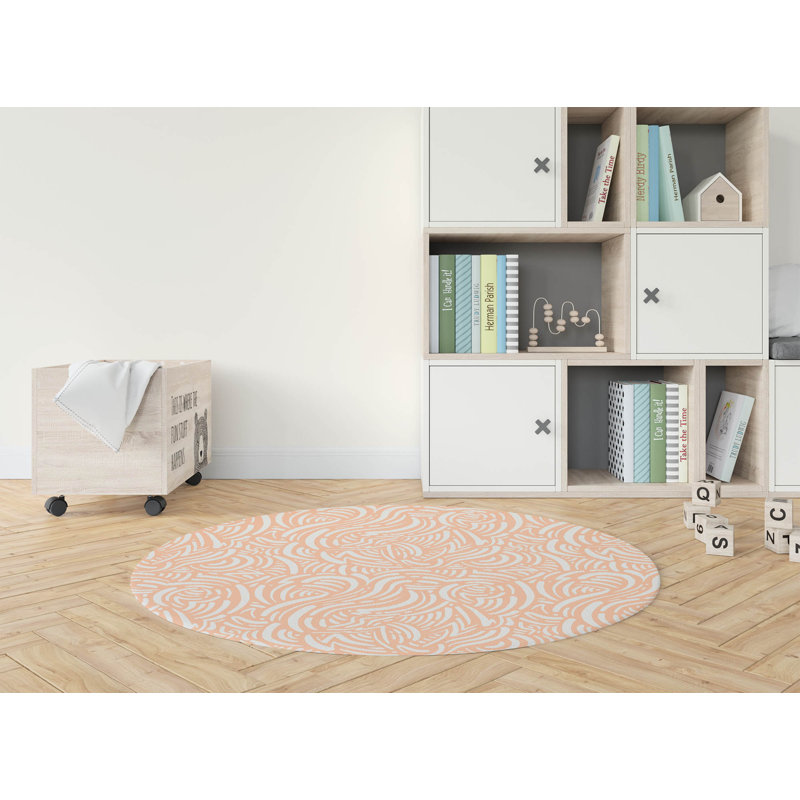 Tapis de jeu Cozy Swirl, Pêche / orange