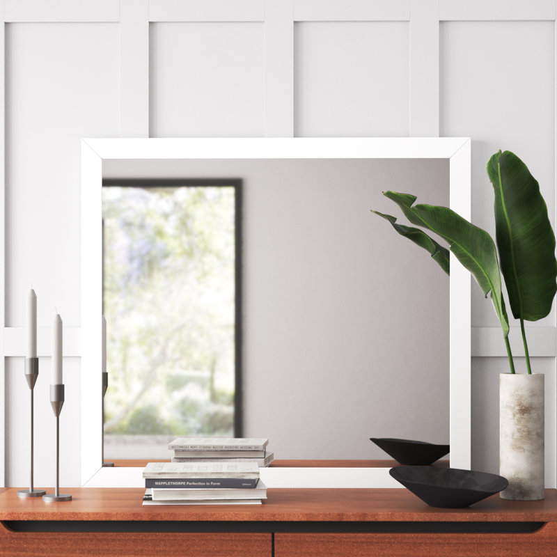 Eisen Wood Rectangle Mirror, Oak