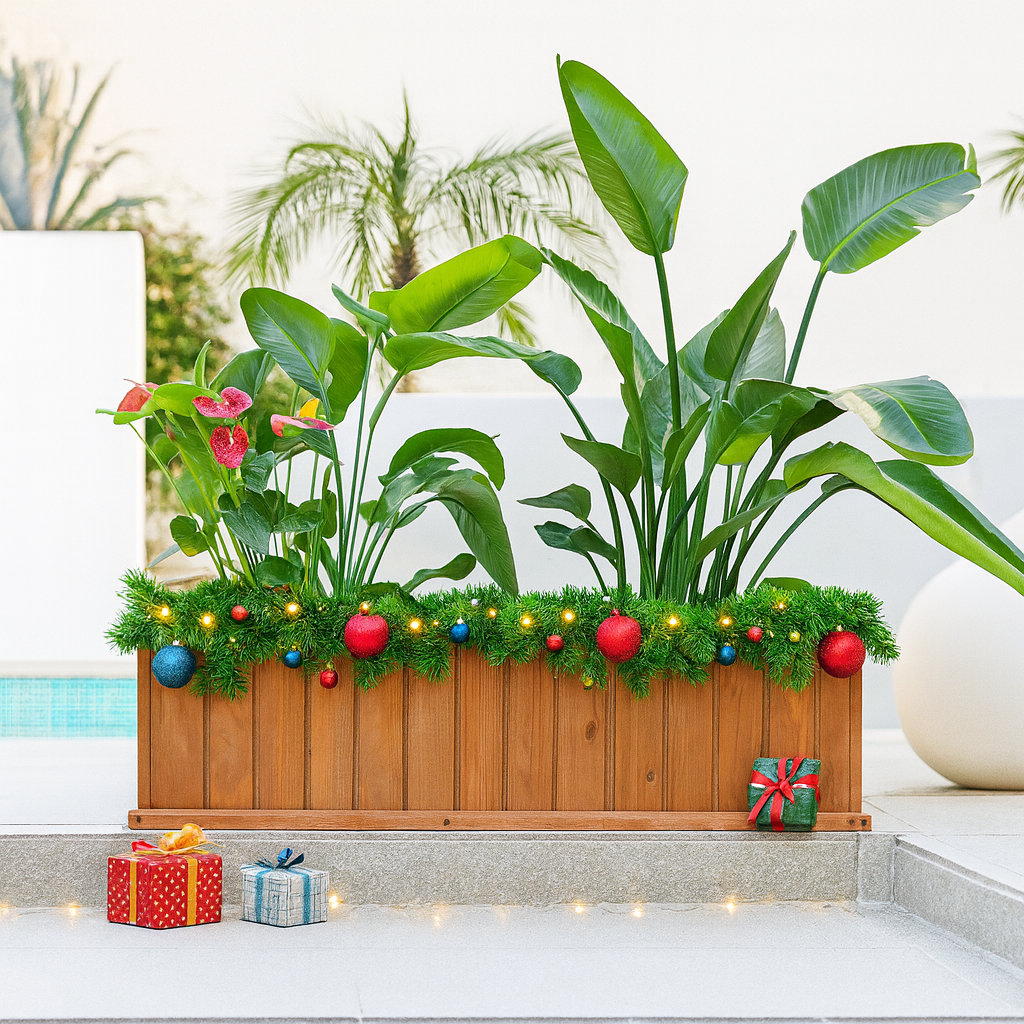 Three Posts™ Barros Outdoor Wood Planter Box New green house beauty and  hope Raised Garden Bed \u0026 Reviews | Wayfair, image size:1024x1024