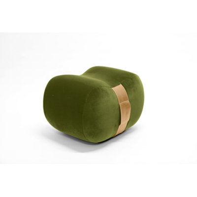 Repose-pieds standard en velours de 22 po Milo