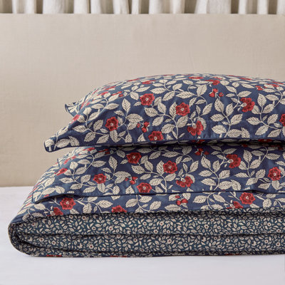 Grove Floral Cotton Duvet Cover Set