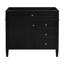 Meuble-lavabo de 36 po sans lavabo supérieur, meuble de rangement moderne avec 2 tiroirs et un tiroir basculant, structure en bois massif, sans lavabo-110621492-110621494