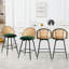 66 cm H Swivel Upholstered Bar Stool & Counter Stool with Metal Legs (set of 2 & set of 4)-2033917736-2033917739