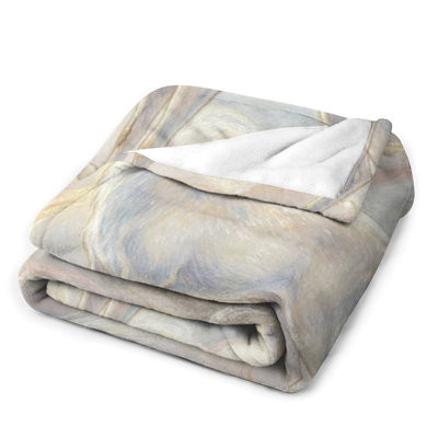 Plaid en flanelle de luxe Deer Clouds, couverture douce, chaude et moelleuse pour salon, canapé, lit et décoration intérieure