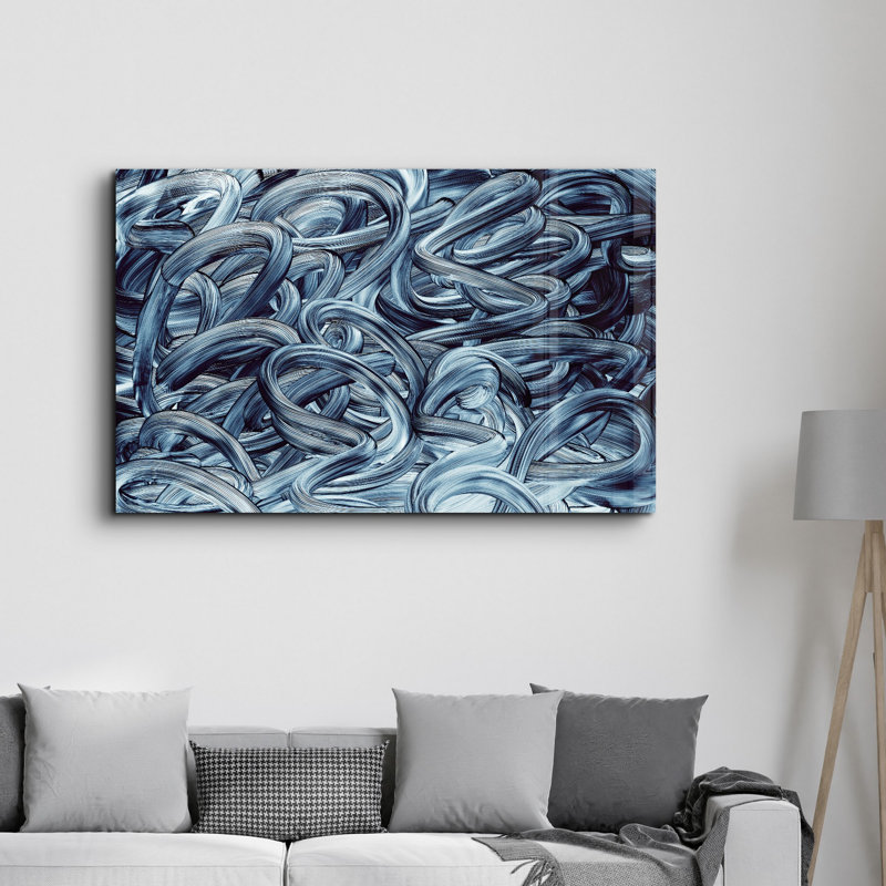 Élégante peinture murale en verre trempé de 13,8 po x 21,7 po | 100% verre trempé, épaisseur: 0,16 pouce | Imprimé UV pour des couleurs éclatantes | Parfait pour la décoration intérieure, le salon et les espaces de bureau