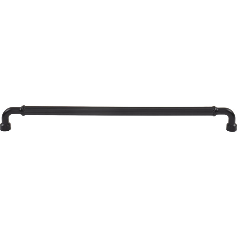 Pemberton 12" Center to Center Bar Pull, 12", Flat Black