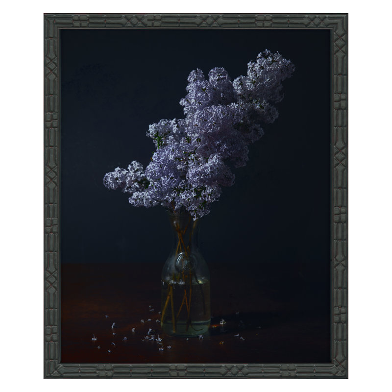 Lilac II Print by Kate Woodman, Black, 24" H x 20" W x 1.5" D