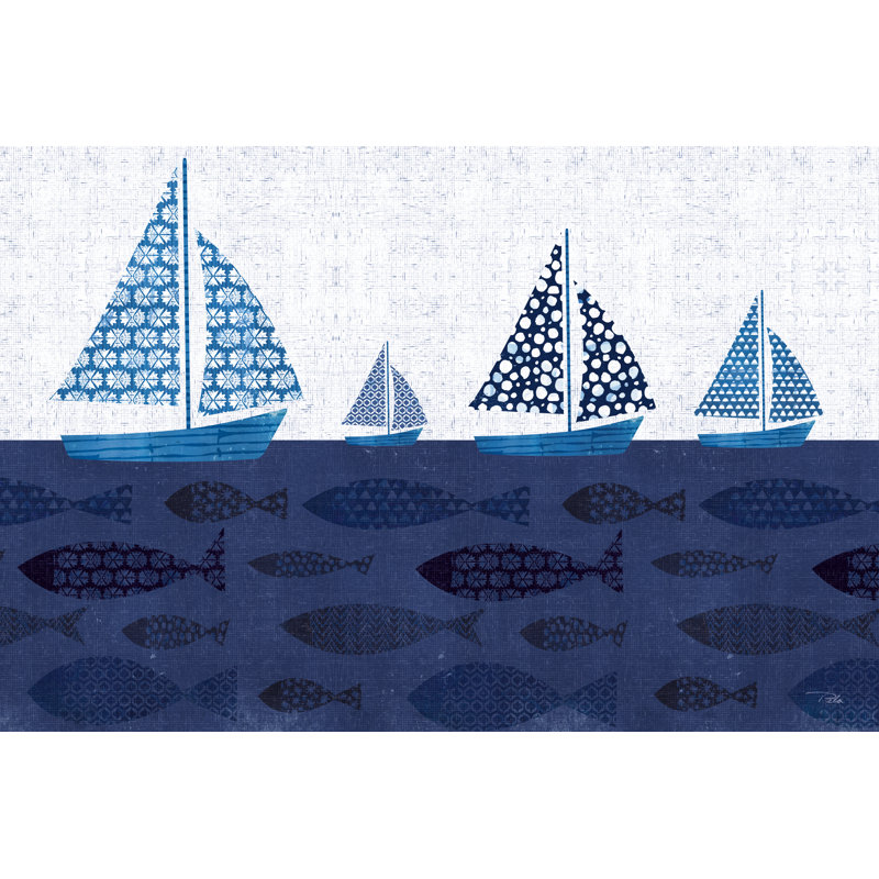 Sunday on the Coast VII by Pela - Painting Print, 51cm H x 76cm W, Wrapped Canvas