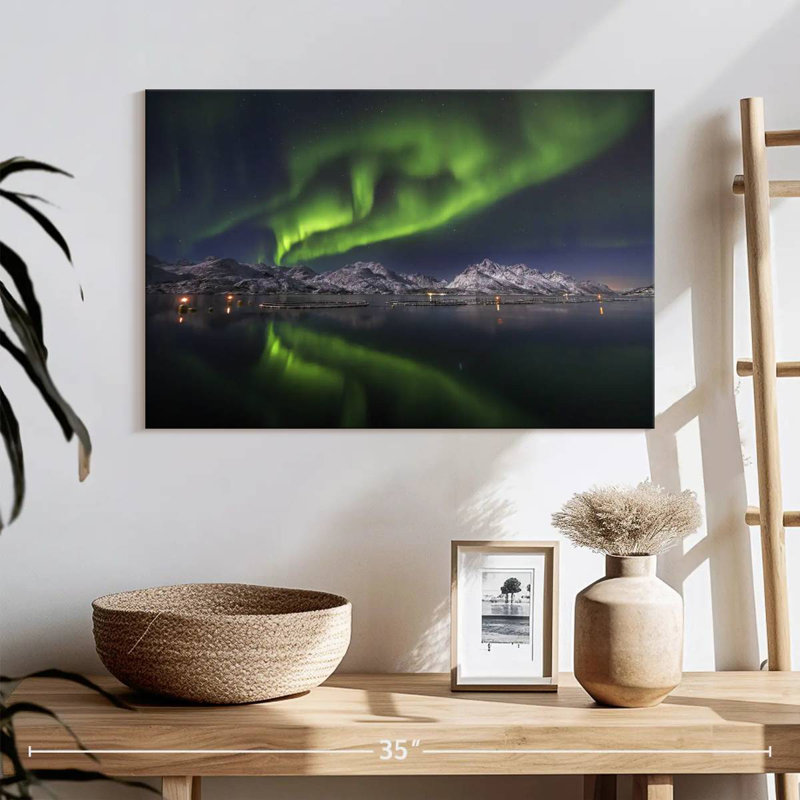 Alvord Northern Lights Reflection, H 16 po x l 24 po