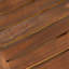 Ensemble de 2 tabourets de bar d'extérieur en bois d'acacia