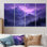 Misty Peaks In The Twiligh II - Peaks Wall Art - ensemble d'art mural traditionnel