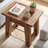 Solid Wood Farmhouse Accent Table, 27"W