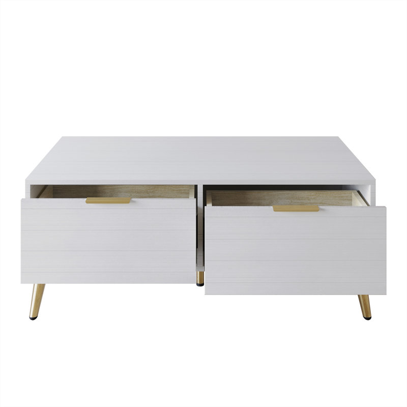 Table basse Rafiat, Blanc