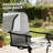 Set of 2 360-Degree Swivel Mesh Patio Chairs-1863033401