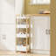 Tall Bathroom Organiser with 4 Shelves
