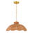 60-Watt Small Scalloped Rattan Pendant Lighting-1443033473