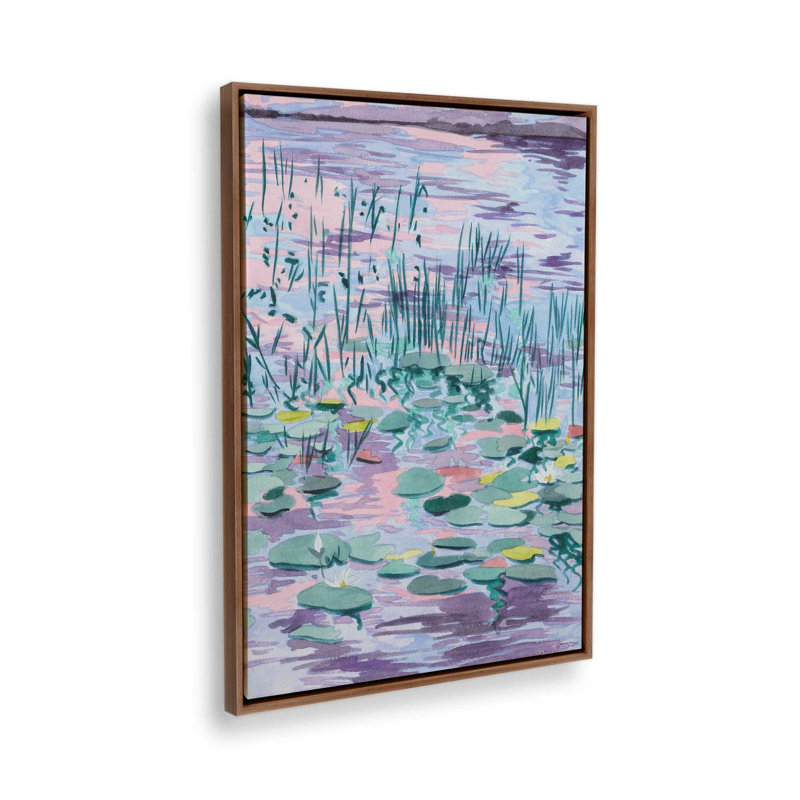 «Blush of the Sunset Sun I» par Melissa Wang, reproduction d'art, Brun, H 24 po x l 18 po