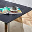 Table de salle à manger moderne noire et chaise avec dessus chauffant en marbre-1124933155-1124933154