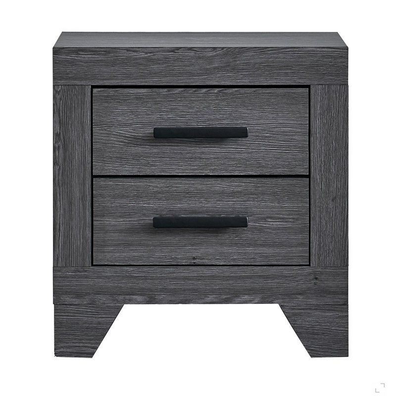 Textured Surface Nightstand