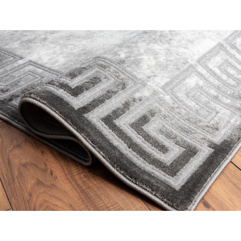 Bolog Abstract Indoor Rug, Rectangle 3'9" x 5'9"