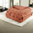 Elegant Jacquard Bedding Set, Polyester Comforter With Pompom Details, Full/queen