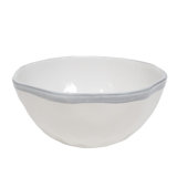 Azores Greige Shimmer Cereal Bowl Simple Edge