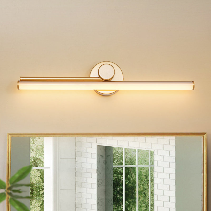 Bio 23.8" LED Flush Mounted Wall Sconce for Bathroom